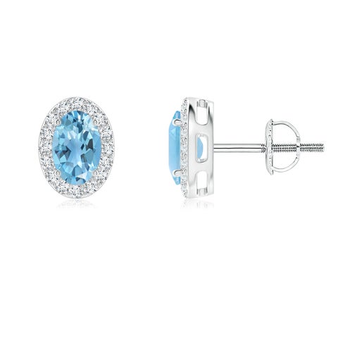 Aquamarine Elegance Earring - Unique Piece