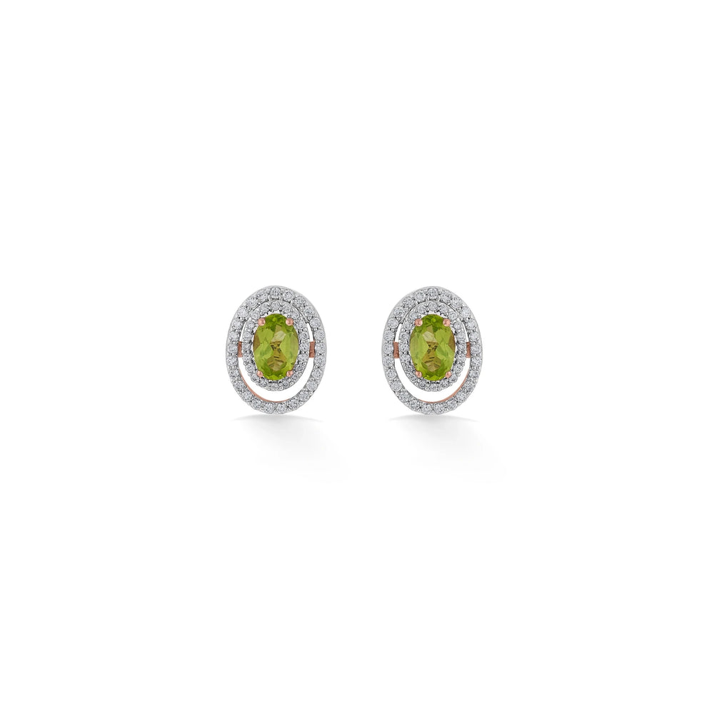 Peridot Elegance Earring - Unique Piece