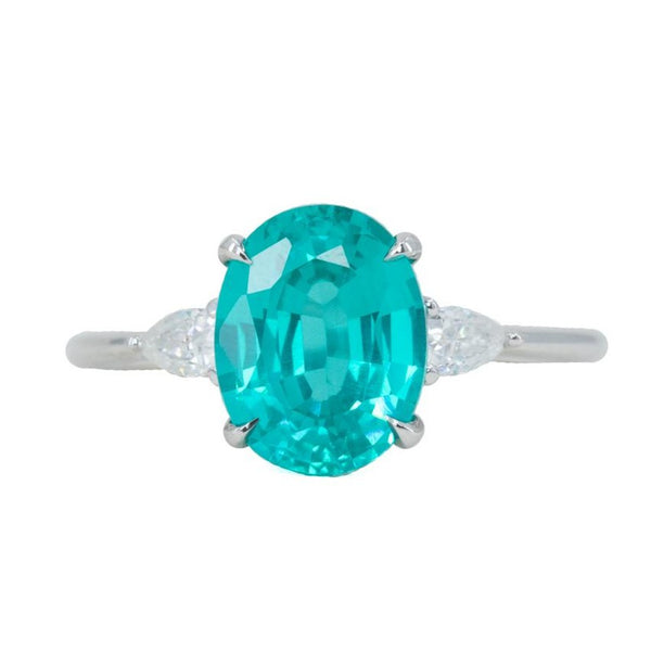 Turquoise, Amethyst, Garnet Elegance Ring 