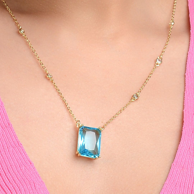 Turquoise Elegance Pendant - Unique Piece